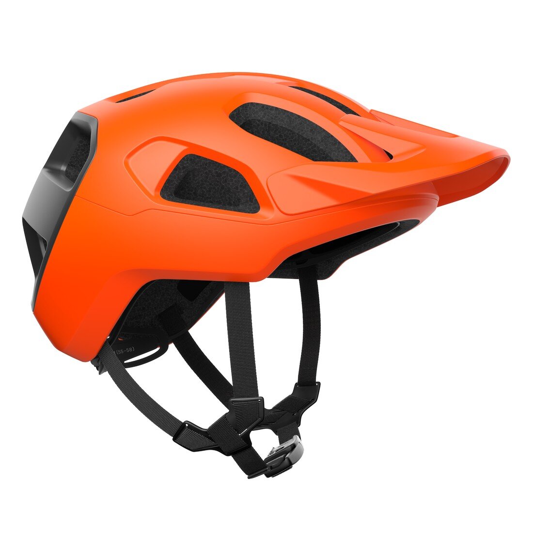 POC Cularis Fluorescent Orange Matt/Uranium Black Matt