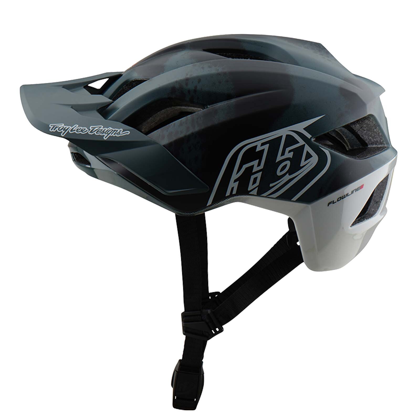 Troy Lee Designs FLOWLINE SE MIPS BADGE CAMO GRAY