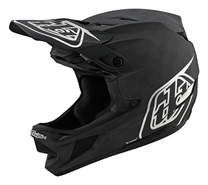 Troy Lee Designs D4 CARBON STEALTH BLACK/SILVER