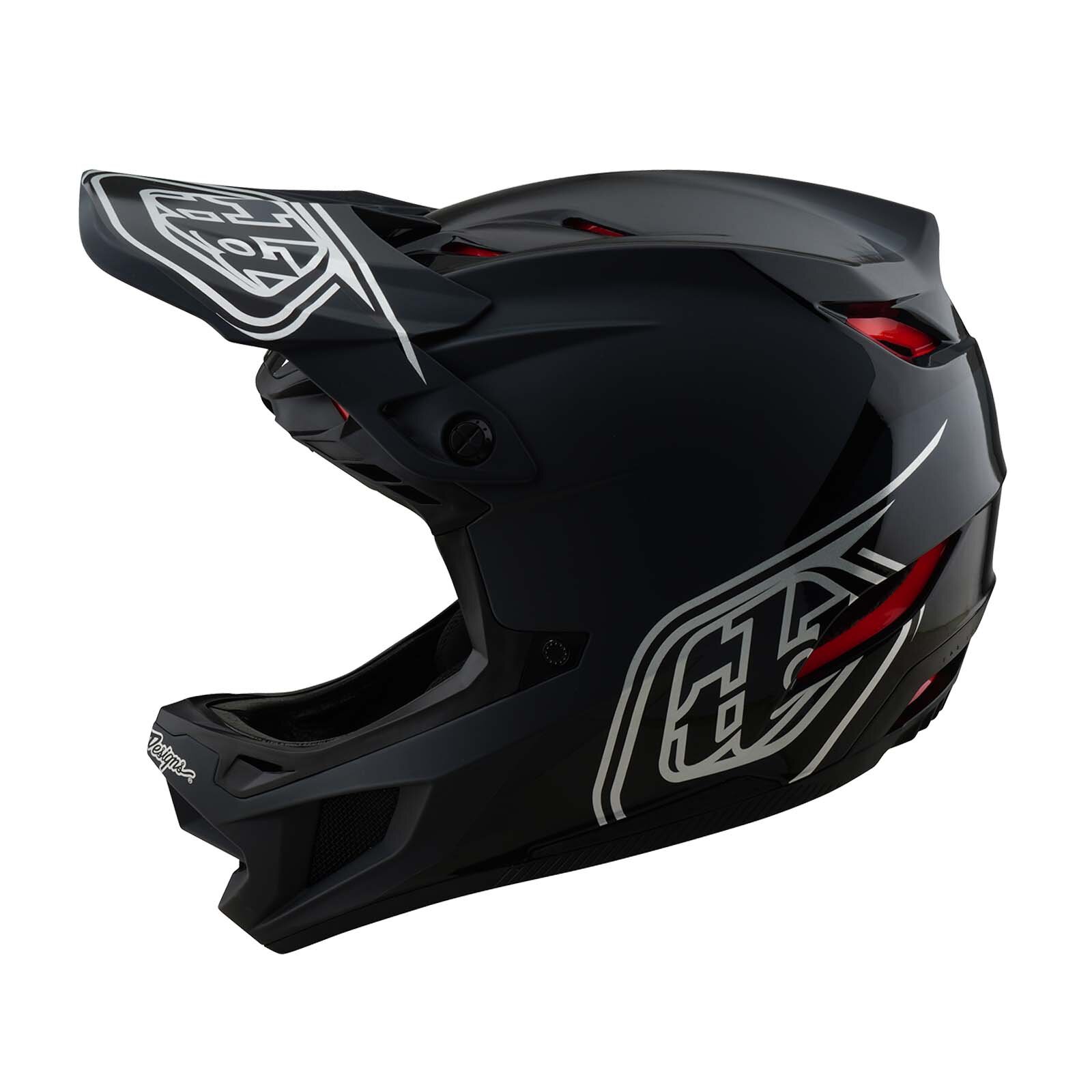 Troy Lee Designs D4 POLYACRYLITE MIPS SHADOW BLACK 
