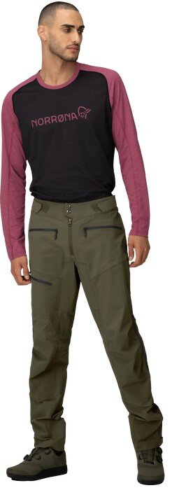 Norröna fjørå flex1 Pants (M) Olive Green