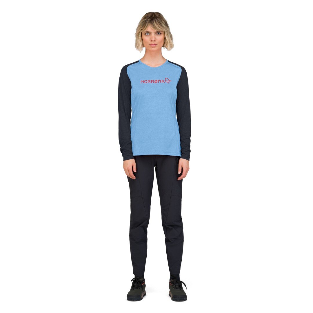 Norröna fjörå equaliser lightweight Long sleeve (W) Frozen Fjord