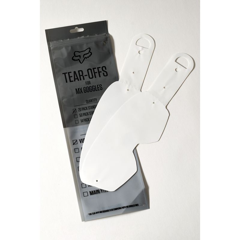 Fox Vue Tear-Offs - 20pk Clear