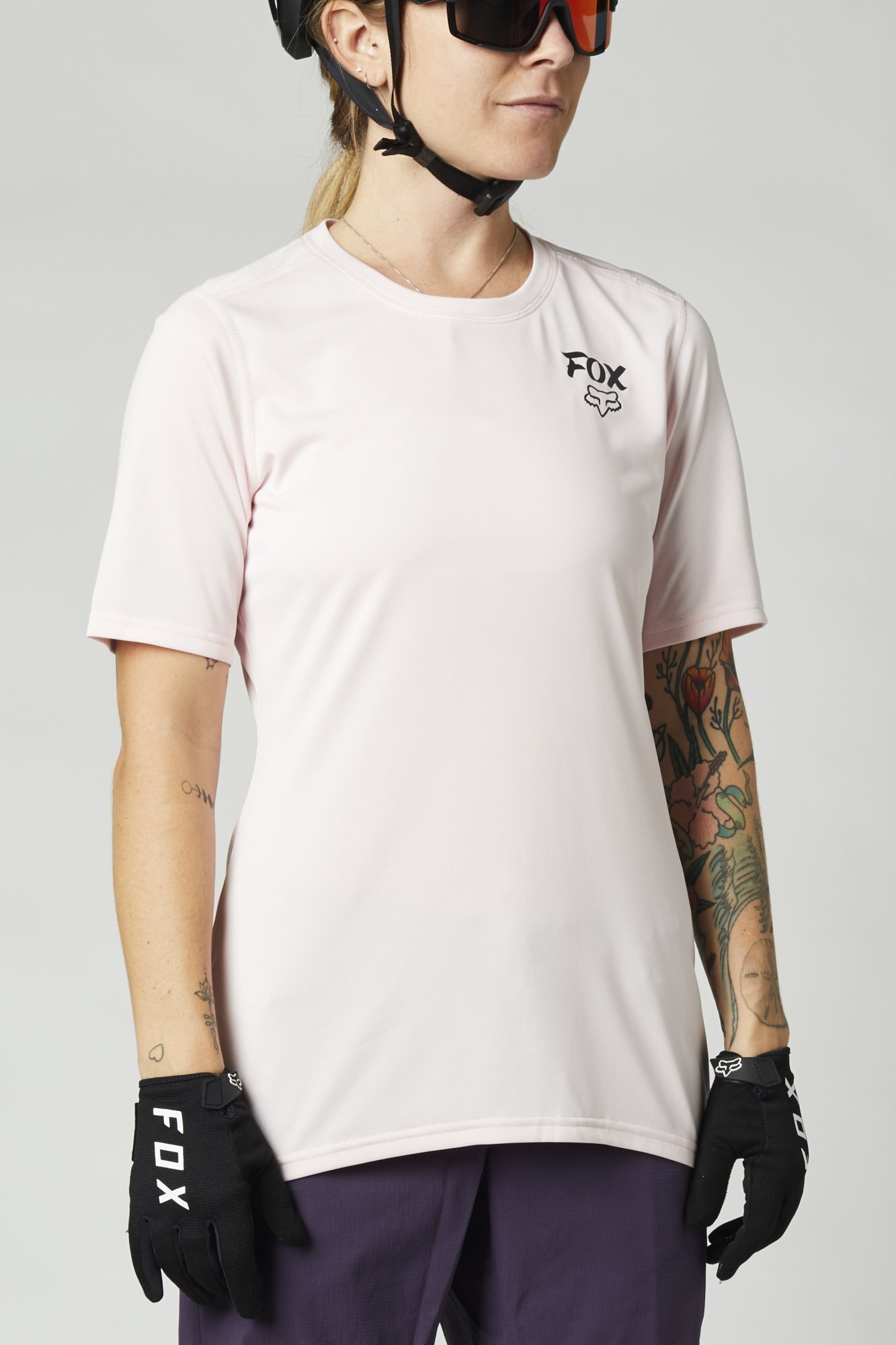 Fox W Ranger SS Jersey Pale Pink