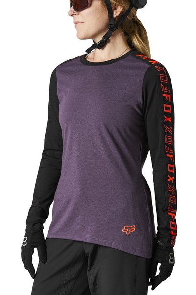 Fox W Ranger DR LS Jersey Black/Purple