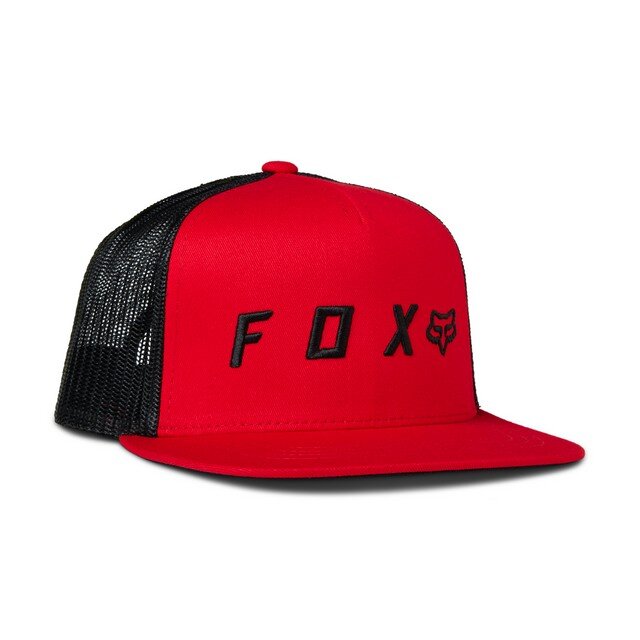 Fox Youth Absolute Snapback Mesh Hat Flame Red