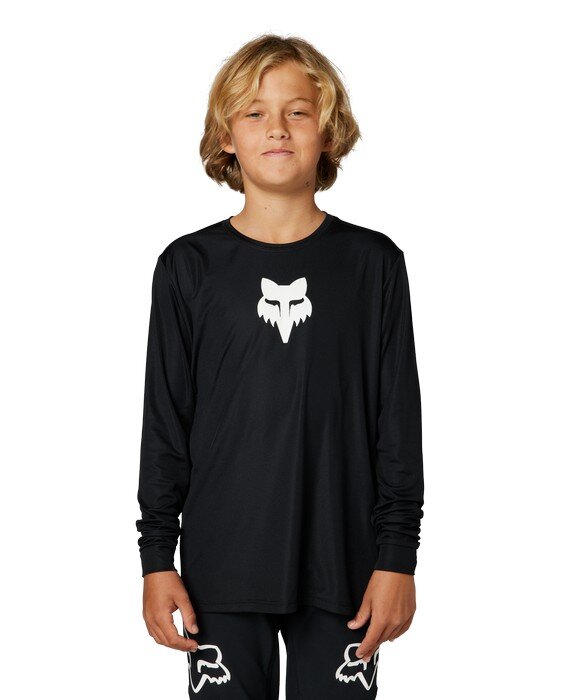 Fox YTH RANGER LS JERSEY Black