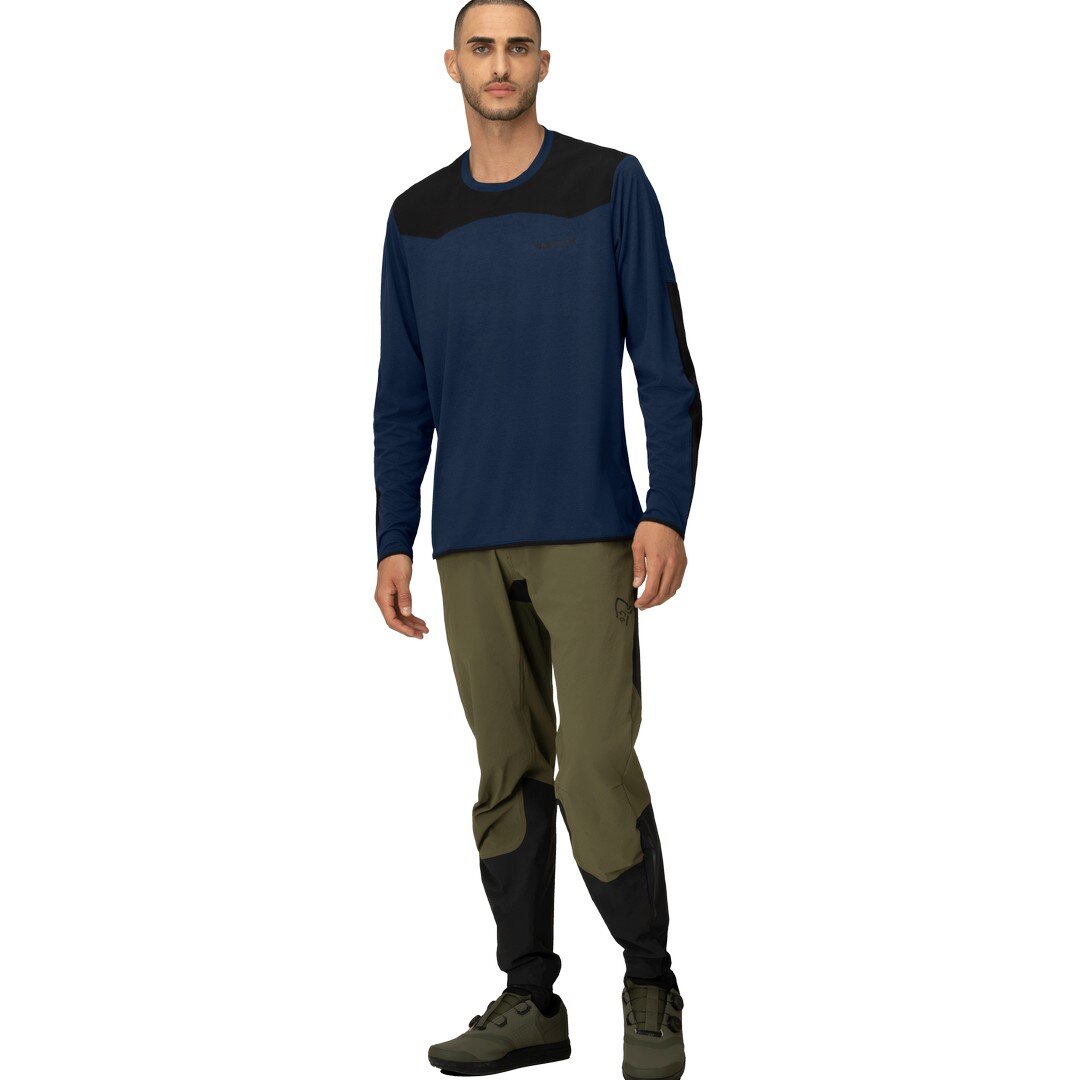 Norröna skibotn equaliser tech Long sleeve (M) Indigo Night Blue