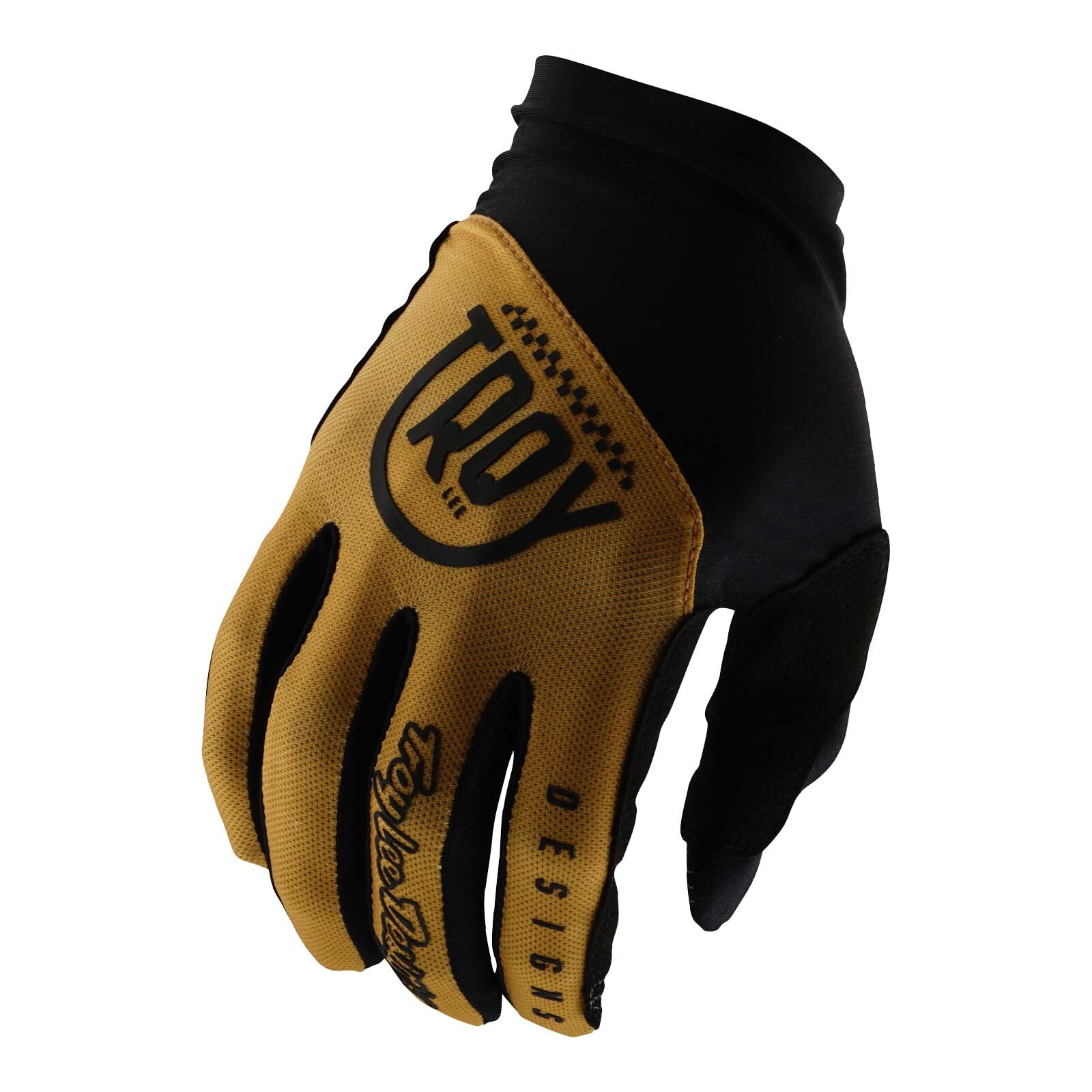 Troy Lee Designs FLOWLINE GLOVE EYEZ GOLD 