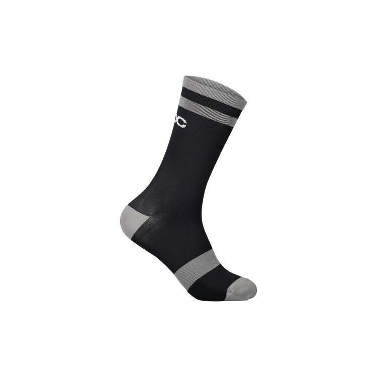 POC Lure MTB Sock Long Uranium Black/Granite Grey