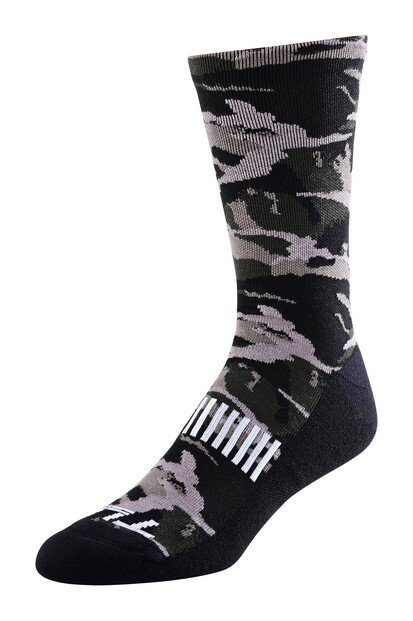 Troy Lee Designs CAMO SIGNATURE PERFORMANCE SOCK BLACK