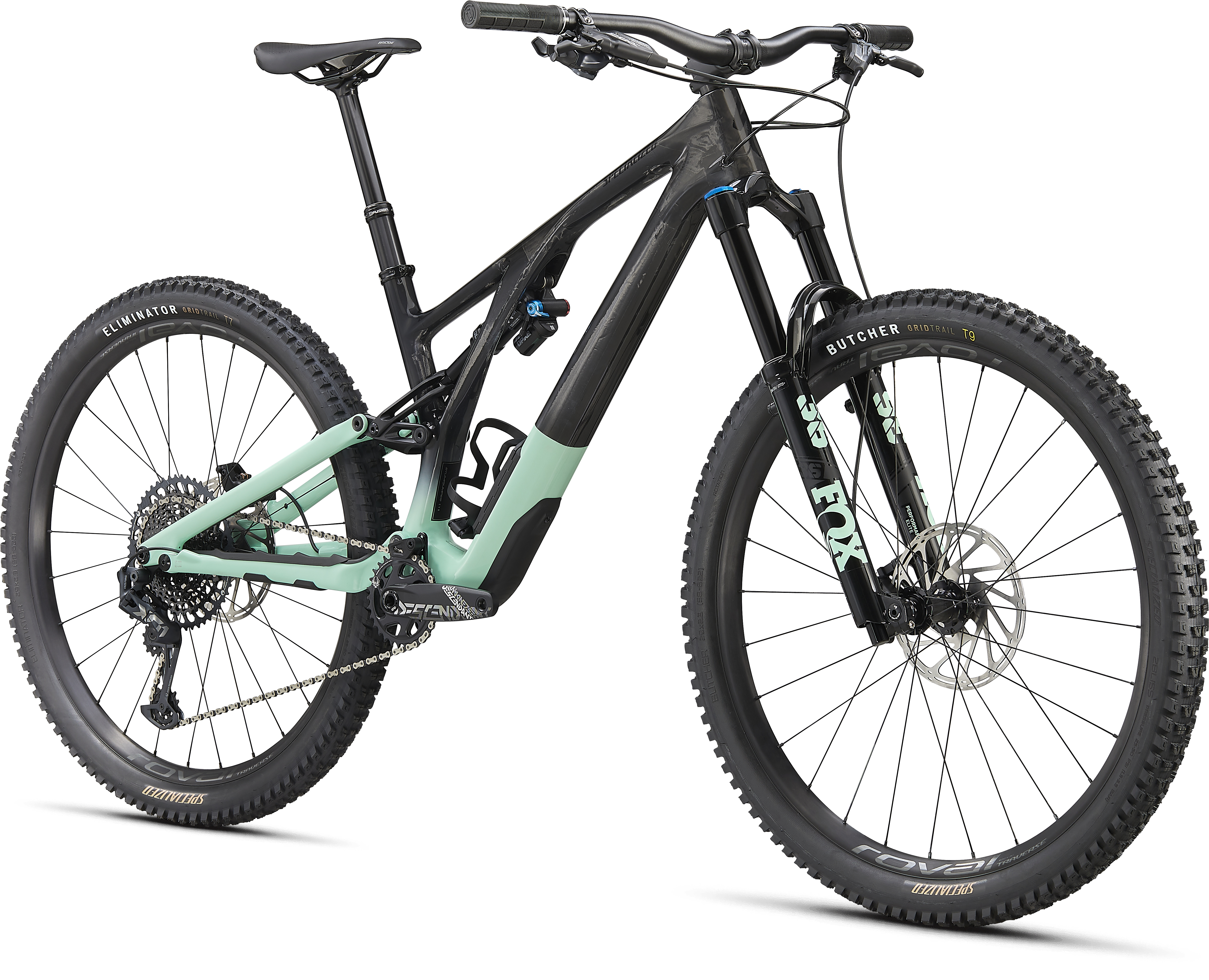 Specialized Stumpjumper Evo Expert Gloss Carbon/Oasis/Black 120150mm