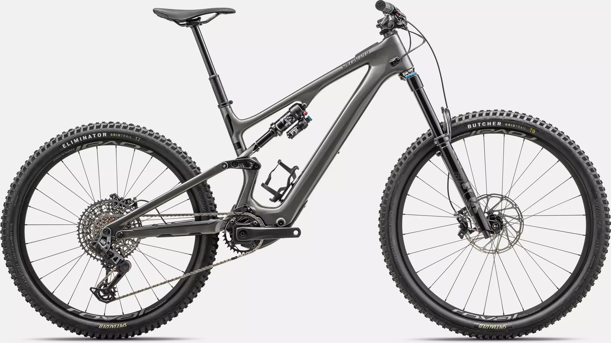 Specialized Levo SL Expert Carbon l Smoke / Black / Flo Red