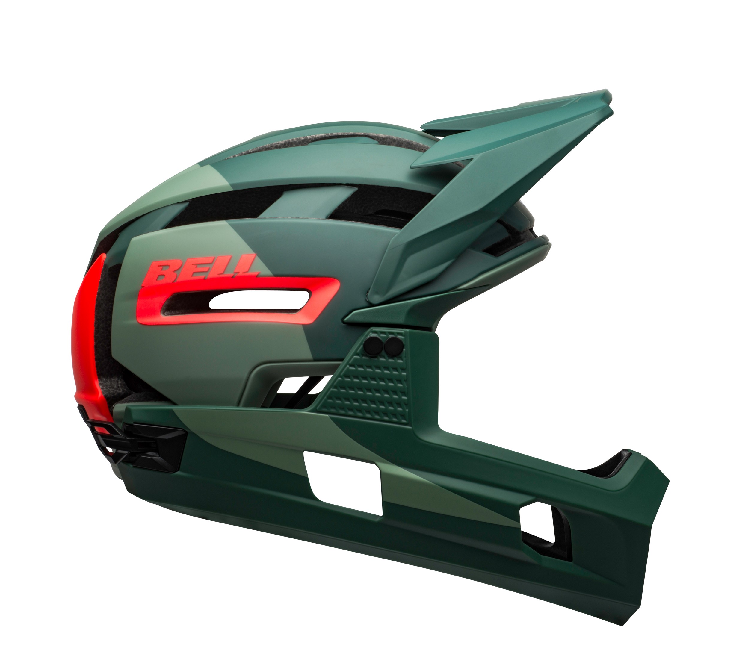 Bell Super Air R Mips Matte-Gloss Green-Infrared