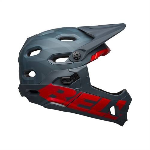 Bell Super DH Mips Matte Blue/Crimson