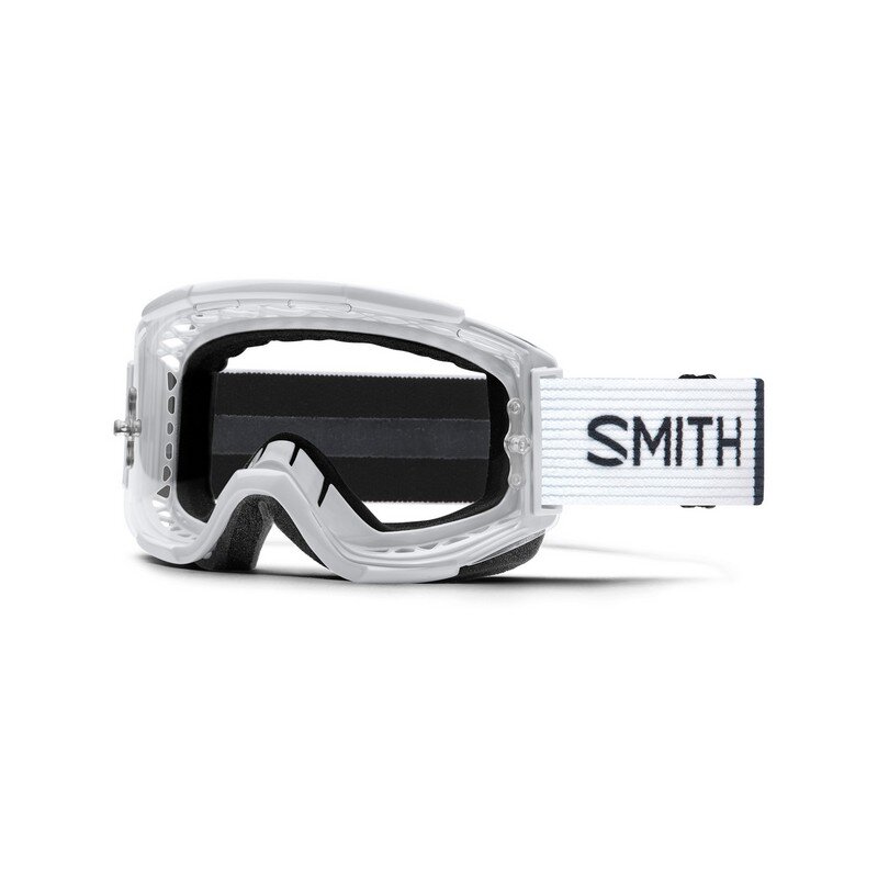 Smith Squad MTB White w/Clear Single