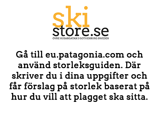 Patagonia storleksguide