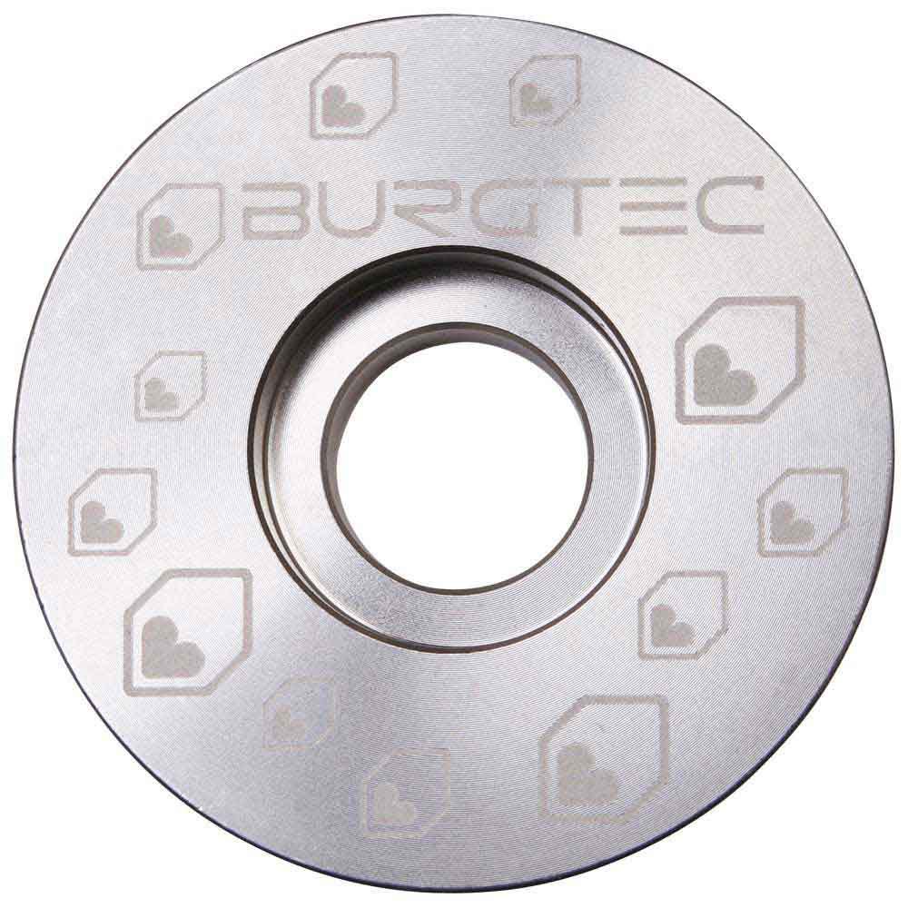 Burgtec Top Cap Rhodium Silver