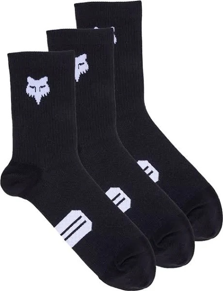 Fox 6 RANGER SOCK 3-PACK BLACK Black